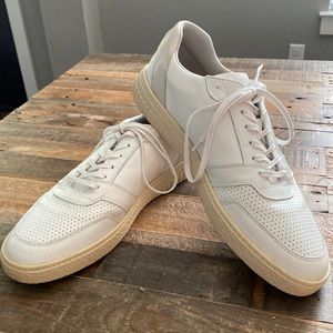 Men’s white leather sneaker. Scotch & Soda brand. Size 11 worn once